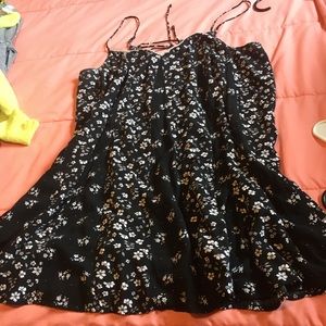 Dress with lace up back